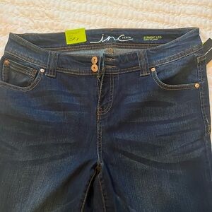 INC straight crop curvy fit size 10 jeans - NWT